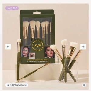 Spectrum x Katie Jane Hughes 6 Piece Makeup Brush Set Sealed NIB